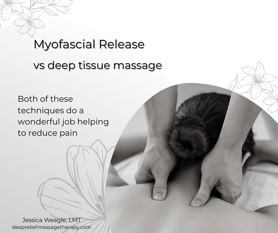 myofascial release vs deep tissue massage myofascial release vs deep tissue massage