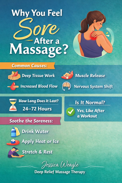 why am I sore after a massage